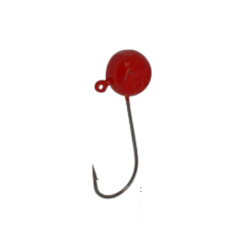 CHUMBADA ANZOL JIG HEAD 3/0 60º ESFÉRICA 25G vermelho