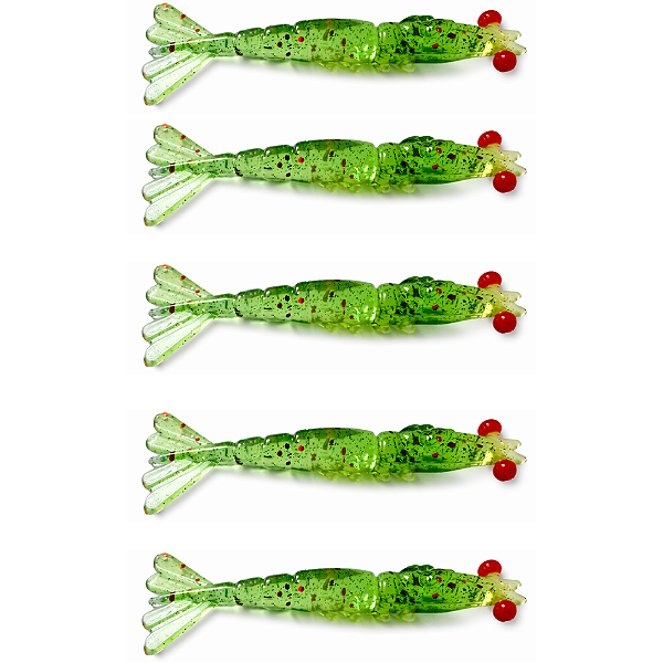 KIT 5 UN PIRATAS FISHING TURBO LIMÃO RED 9,5CM