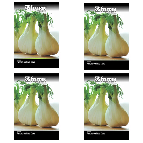 KIT 4 UN FELTRIN SEMENTE ERVA DOCE FUNCHO DE FLORES 400MG