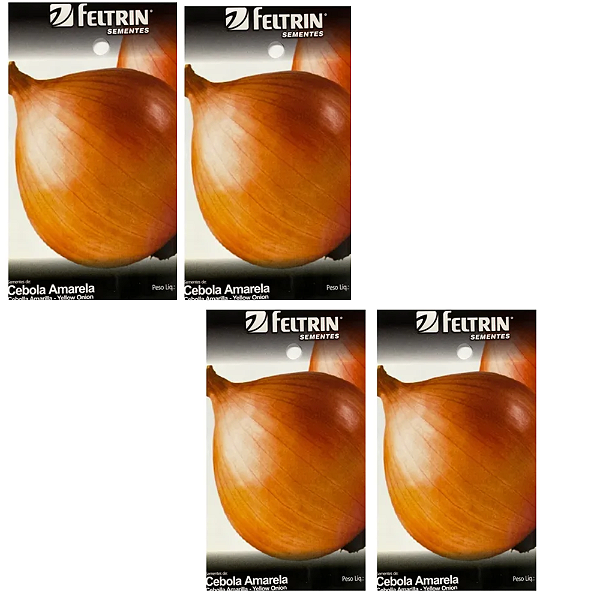 KIT 5 UN FELTRIN CEBOLA BAIA HERVAL 2G DE SEMENTES