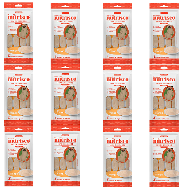 NUTRISCO SNACK CREMOSO FRANGO CAES 56G CX 12UN