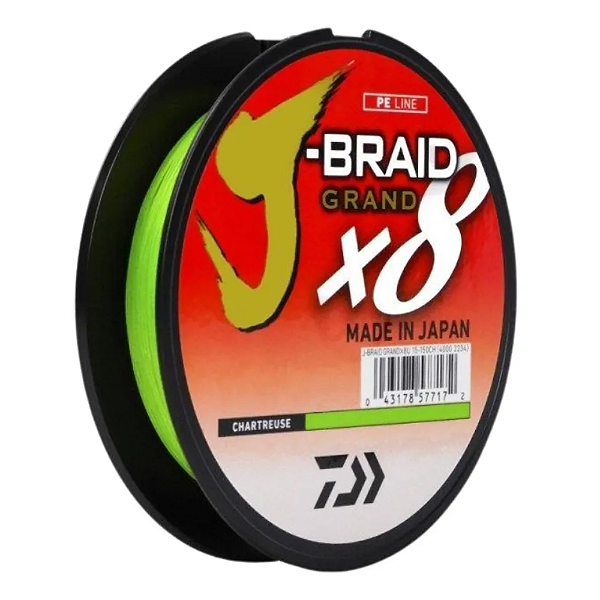 DAIWA LINHA JBRAID GR X8 MULT VERDE 20lb 0.23mm 270m