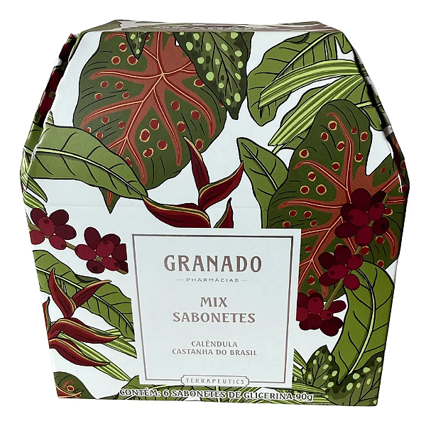 GRANADO KIT TERRAPEUTIC SABONETE 6X90G