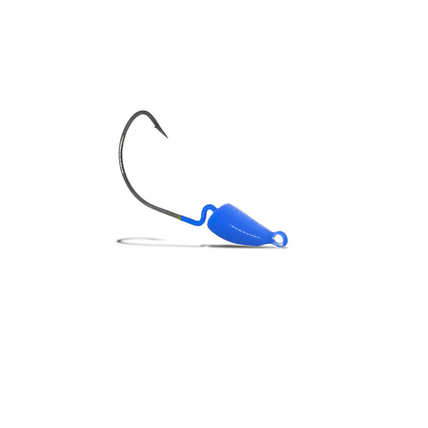 CHUMBADA ANZOL JIG HEAD 4/0 BANANINHA 16G AZUL BIC