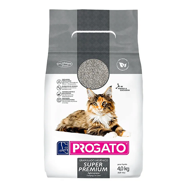 PROGATO AREIA PARA GATO SUPER PREMIUM 4KG