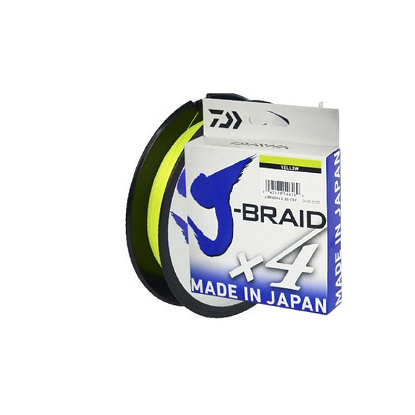 DAIWA LINHA JBRAID X4 MULT AMARELO 50LB 270M 33MM