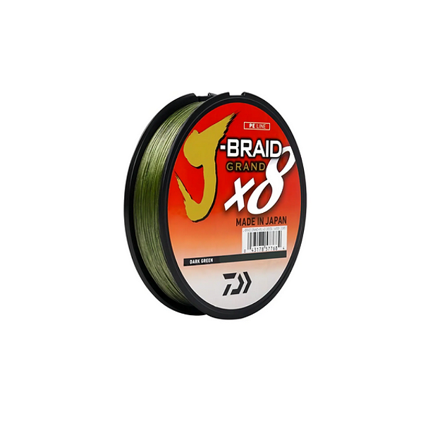 DAIWA LINHA JBRAID X8 MULT VERDE 80LB 270M 43MM
