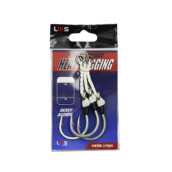 LMS Suport Hook Power Assist Heavy Jigging 9/0 c/3pcs