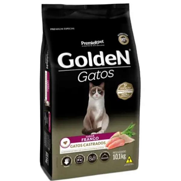 GOLDEN GATOS CASTRADOS FRANGO 10,1KG