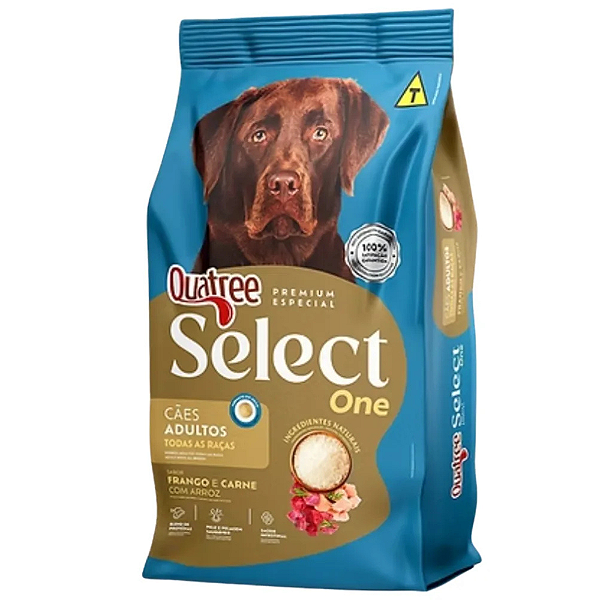 QUATREE SELECT ONE ADULTOS FRANGO E CARNE 15KG