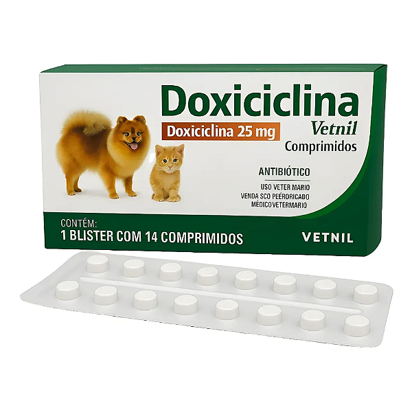 DOXICICLINA VETNIL COMP 25 MG