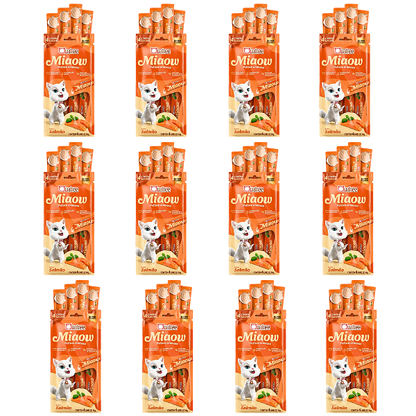QUATREE GATO MIAOW SALMAO 56G CX 12UN
