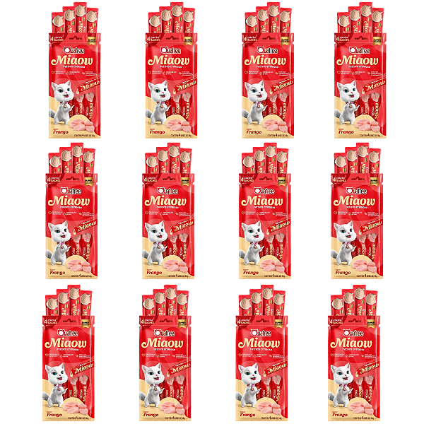 QUATREE GATO MIAOW FRANGO 56G - CX 12UN