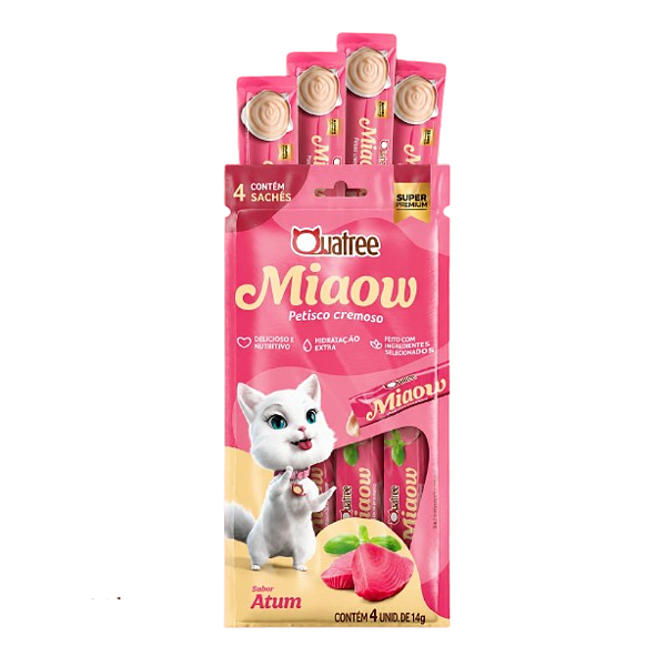 QUATREE GATO MIAOW ATUM 56G 1UN