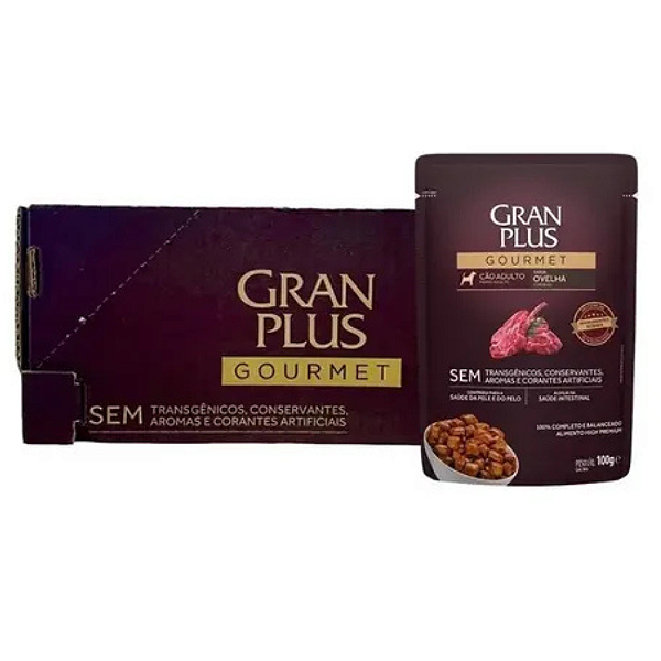 GRAN PLUS SACHE GOURMET CAES AD OVELHA 100G CX18UN