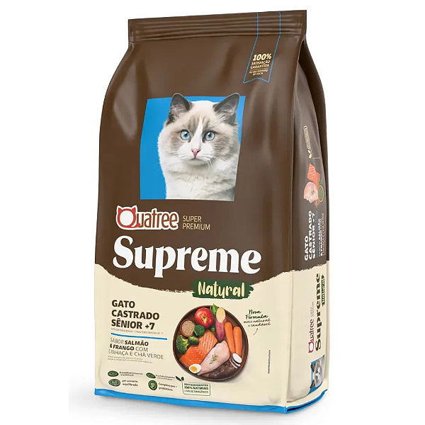 QUATREE SUPREME GATOS CASTRADO SENIOR +7 10.1KG