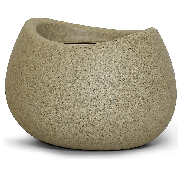 NUTRIPLAN VASO TEXTURIZADO OVAL 19 AREIA
