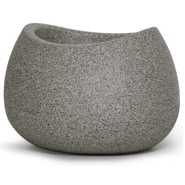 NUTRIPLAN VASO TEXTURIZADO OVAL 12 GRANITO