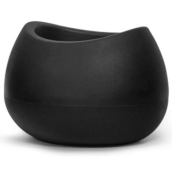 NUTRIPLAN VASO TEXTURIZADO OVAL 12 PRETO