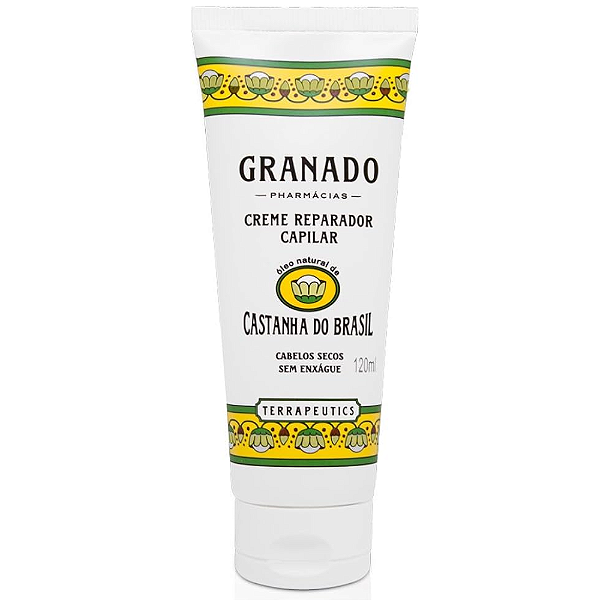 GRANADO CREME REPARADOR CAPILAR TERRAPEUTICS CASTANHA 120ML
