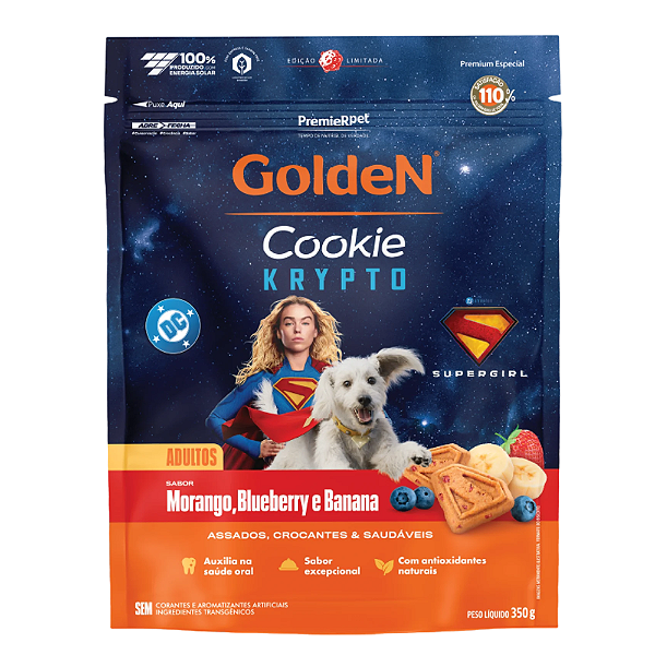 GOLDEN COOKIE CAES ADULTOS 350G KRYPTO SUPERGIRL ED LIMITADA