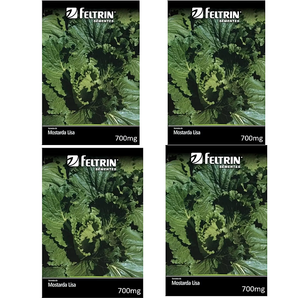 FELTRIN KIT SEMENTE MOSTARDA LISA DA FLORIDA 700MG 4UN