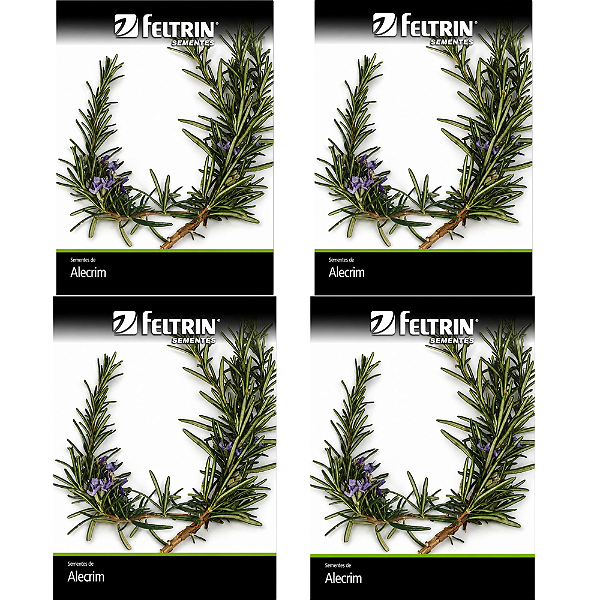 FELTRIN KIT SEMENTE ALECRIM ORVALHO DO MAR  100MG 4UN