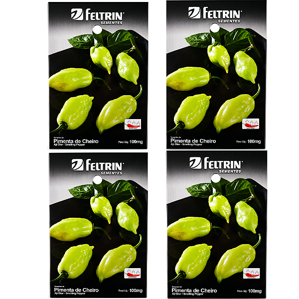 FELTRIN KIT SEMENTE PIMENTA DE CHEIRO 100MG 4UN