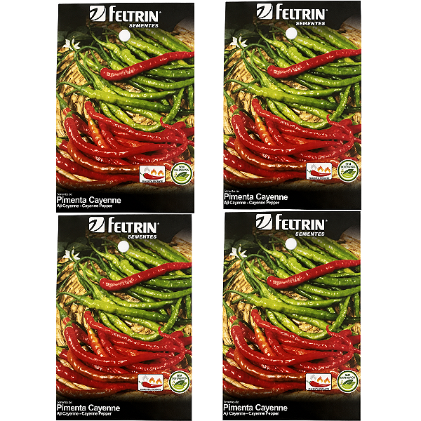 FELTRIN KIT SEMENTE PIMENTA CAYENNE LONG SLIM 1G 4UN