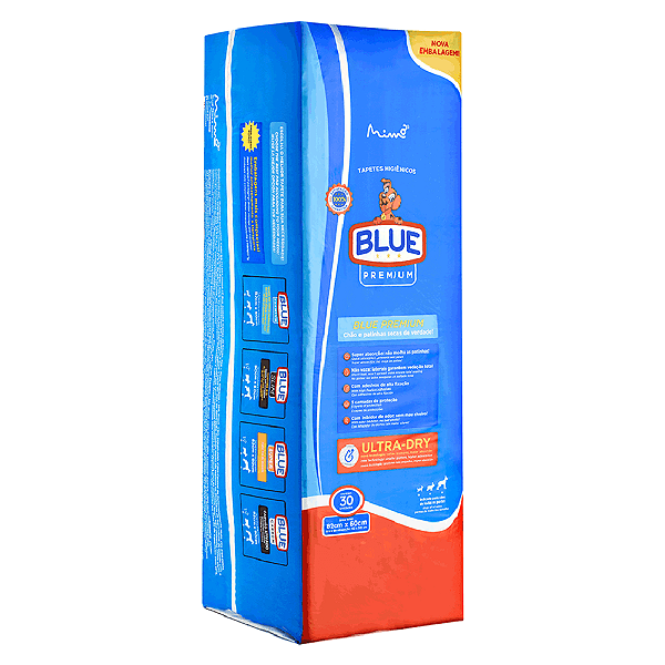 BLUE PET TAPETE HIGIENICO PREMIUM 82X60 30UN