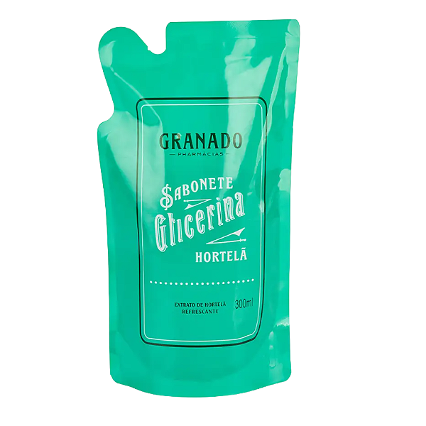 GRANADO REFIL SABONETE LIQUIDO GLICERINA HORTELA 300ML