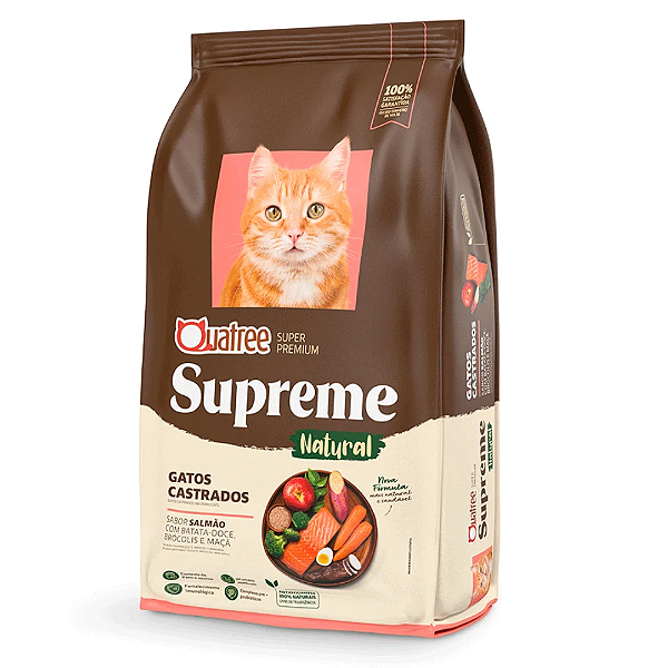 QUATREE SUPREME GATOS CASTRADOS SALMAO FRACIONADO 1KG