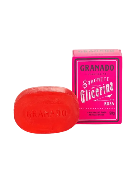 Sabonete em Barra de Glicerina Granado Rosa 90g