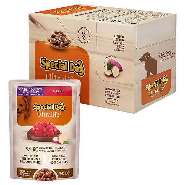 SPECIAL DOG SACHE ADULTO CARNE 100G 12UN