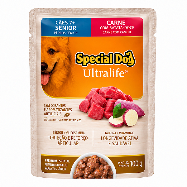 SPECIAL DOG SACHE SENIOR CARNE 100G 1UN