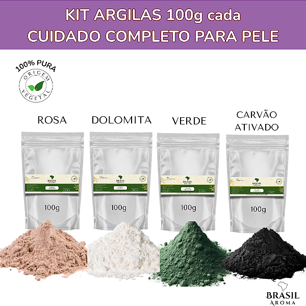 Kit Argilas - Cuidado Completo