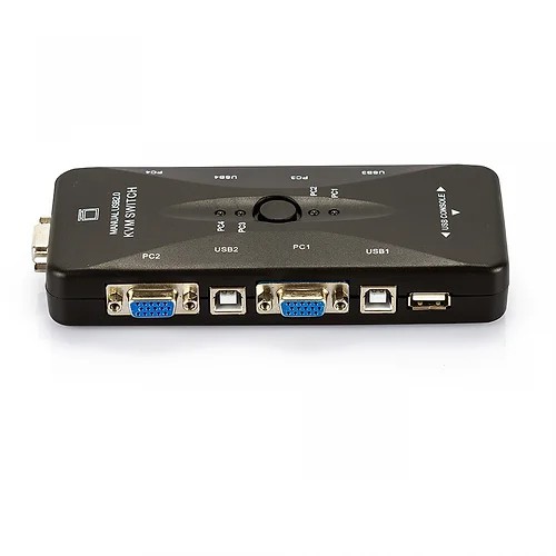 Switch KVM 4 Portas VGA e USB 2.0 KVM41UA