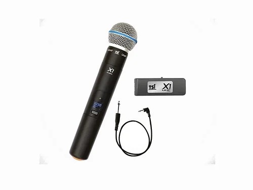 Microfone sem Fio UHF X1 100 canais USB