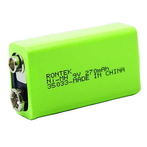 Bateria 9V 270mAh RT320 Recarregável