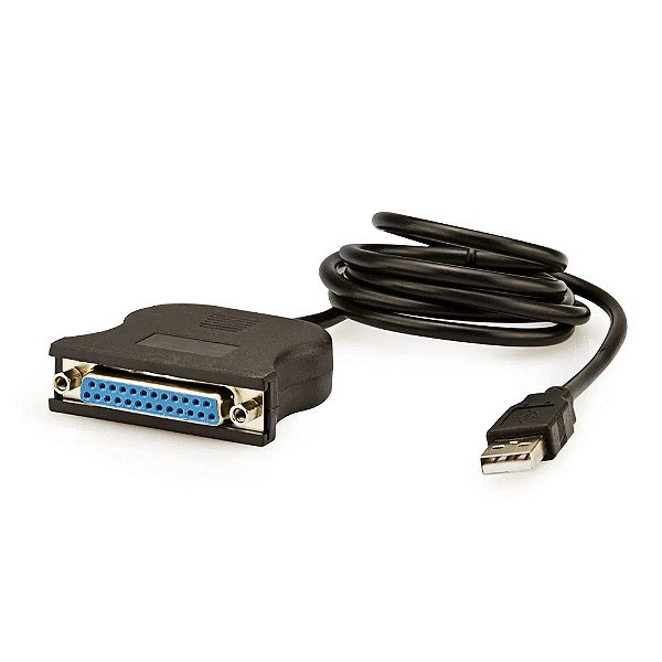 Cabo USB para Paralelo DB36 para impressora - 80cm