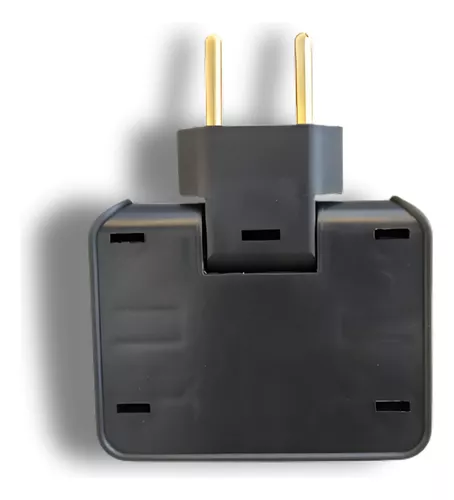 Adaptador de Tomada Articulado (Preto)