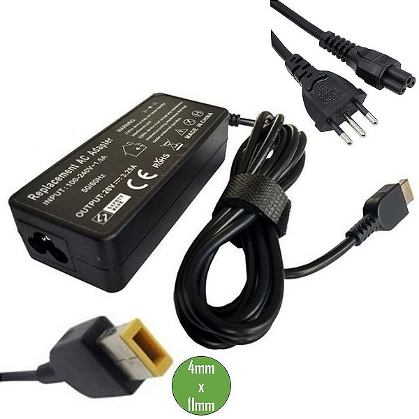 Fonte para Notebook Lenovo 20V 4,5A USB