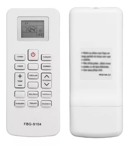 Controle Remoto para Ar Condicionado Elgin FBG-9104