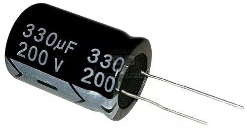 Capacitor Eletrolítico 330uF x 200V