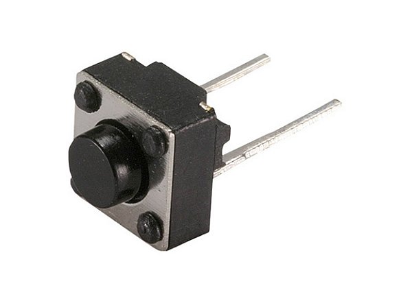 Chave Táctil 6 x 6 x 5mm 2 Terminais
