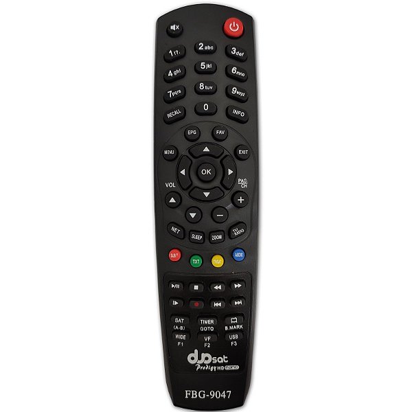 Controle Remoto para Receptor DuoSat Prodigy HD Nano - FBG-9047