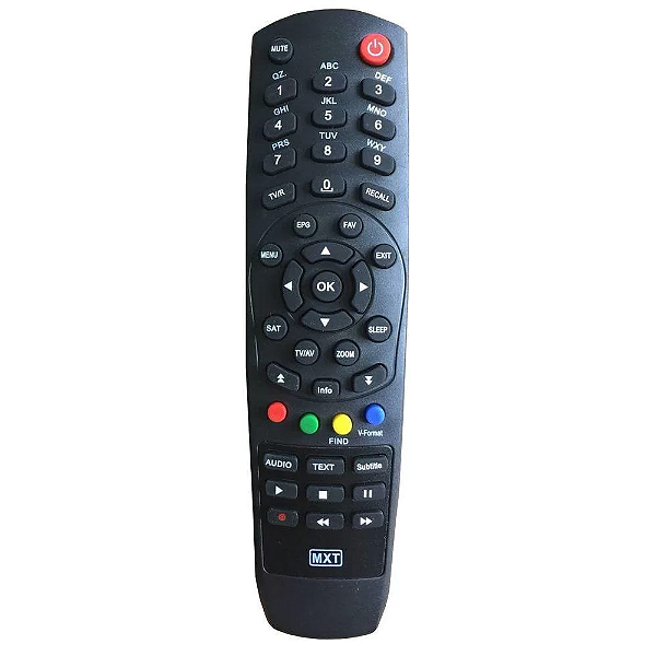Controle Remoto para Receptor TocomSat Combate - MXT C01360