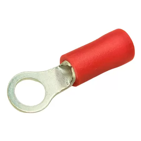 Terminal Pré-Isolado Anel 1,5mm Vermelho Medio