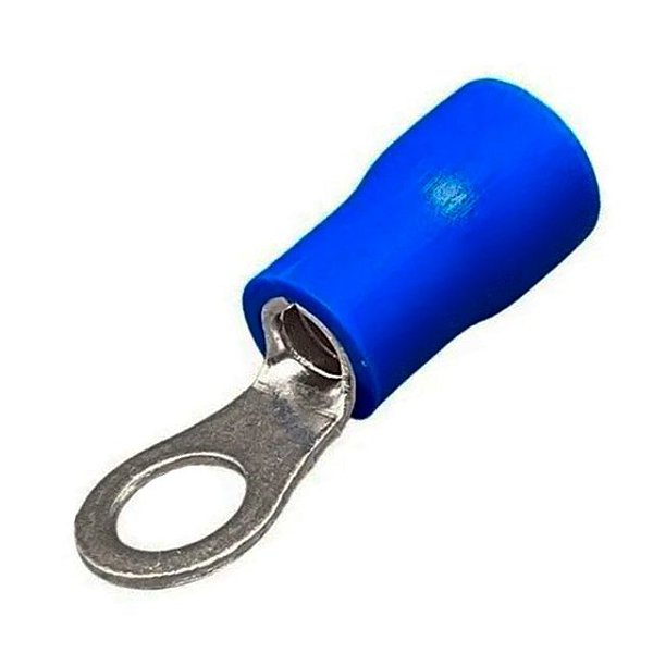 Terminal Pré-Isolado Anel 2,5mm Azul