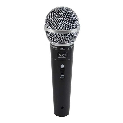 Microfone Dinamico Profissional M-58 - Preto